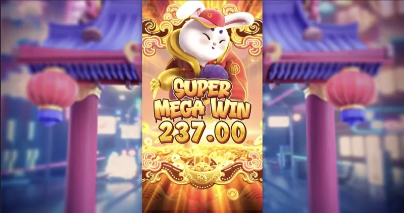 Fortune Rabbit como jogar — interface do caça-níquel PG Soft